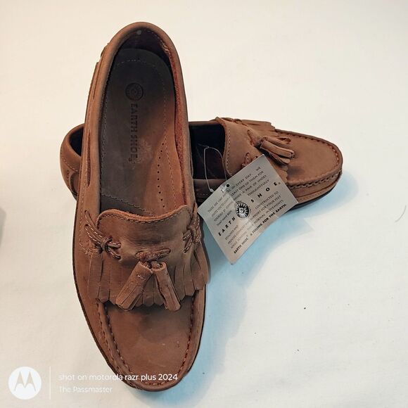 Earth Other - NWT Men's Earth Shoes Manning Leather Tassel Loafers US Size 7D